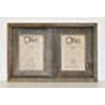 thumbnail image 3 of 5x7-2.5" Wide Reclaimed Rustic Barnwood Collage Frame - Holds 2 Photos, 3 of 3