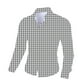 thumbnail image 1 of Camisas Para Hombre Manga Larga De AlgodóN Blusa superior de camisa de autocultivo a cuadros de manga larga para hombre (Clear, L), 1 of 2