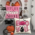 Aijlhda Cleaning Halloween Linen Pillow Cover Home Decoration For