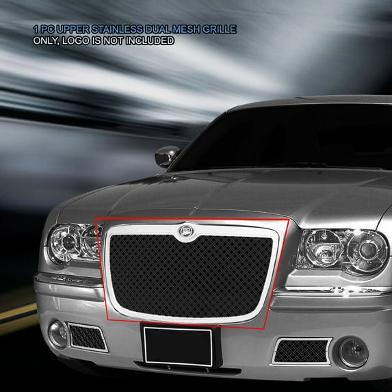 Fedar Dual Weave Mesh Grille Insert For 05-10 Chrysler 300/300C