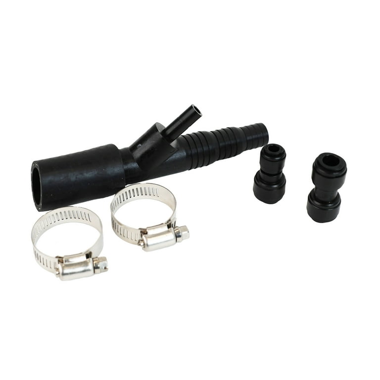 Set Of 2 Dishwasher And Washing Machine Drain Adaptor Double Connection Y With Outlet For Pipe Diameter 40 Mm And Input Diameter 18-24 Mm Set For