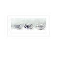 thumbnail image 2 of Cups & Saucers by House Fenway Framed Print Wall Art Wood Multi-Color, 2 of 4