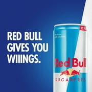 Red Bull Sugarfree Energy Drink, 12 fl. oz., 6 Packs of 4 Cans, 114mg Caffeine