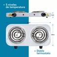 thumbnail image 3 of Parrilla Eléctrica Shtark SHTPEB2 2 Quemadores de Aluminio, 3 of 6