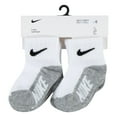 thumbnail image 2 of Baby & Toddler Nike 6-Pack Crew Socks Color: White Size: 6-12MONTHS, 2 of 3
