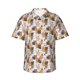 thumbnail image 1 of Fotbe Cute Cats Camisa Hawaiana para Hombre Unisex – Camisa Casual de Verano con Botones de Manga Corta de Algodón y Lino,Medium, 1 of 7