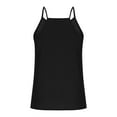 thumbnail image 5 of bnaln Vest Tops Women Summer Tank Tops Spaghetti Strap V Neck Sleeveless Camisole Blouse Loose Fit Workout Yoga Shirts Ladies Elegant Casual Flowy Tunic Blouses Basic Tank Shirts, 5 of 6