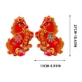 thumbnail image 3 of IumwxzChinese Lunar Year Door Plate Wall Sticker Adhesive Holiday Decor Gold Flocked Good Luck Durable Reusable Spring Festival Decoration Set, 3 of 6
