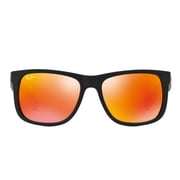 Ray-Ban Mirrored Justin RB4165-622/6Q-51 Black Wayfarer Sunglasses