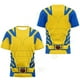 thumbnail image 4 of Disfraz de cosplay de Deadpool 3, camisetas de verano con estampado 3D para hombre, camisetas de compresión de manga corta con estampado de Wade Winston Wilson, 4 of 5