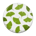 thumbnail image 1 of Ginko Biloba Leaves Pattern Pinback Button Pin, 1 of 4