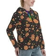thumbnail image 6 of Honeii Pizzas Mushrooms Pattern Womens Oversized Hoodies Long Sleeve Sweatshirts Pullover Fall Outfits with Pocket-X-Large, 6 of 7