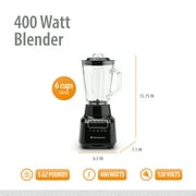 Toastmaster Two Speed Blender with 48 Oz Glass Jar