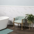 thumbnail image 6 of Palisade 23.2 in. x 11.1 in. Interlocking Vinyl Wall/Backsplash Panels in Carrara Marble (10 Pack), 6 of 6