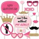 thumbnail image 2 of Big Dot of Happiness Be My Galentine - Galentine’s y Valentine’s Day Party Booth Props Kit - 20 recuento Big Dot of Happiness Ver descripción, 2 of 2