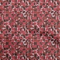 thumbnail image 1 of oneOone Viscose Chiffon Red Fabric Abstract Craft Projects Decor Fabric Printed By The Yard 42 Inch Wide, 1 of 4