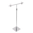 thumbnail image 2 of 1 Set Adjustable Poster Rack Stainless Steel T-shaped Advertisement Stand Random Style, 2 of 9