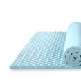 thumbnail image 3 of Zinus 1.5" Swirl Gel Memory Foam Air Flow Mattress Topper, 3 of 5