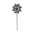 thumbnail image 2 of Yhmxh Estaca de jardín con molinillo de viento metálico, molino de viento cinético giratorio de 101 cm, molino de viento para exteriores resistente a la intemperie con molinillos de viento metálico, 2 of 5
