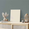 thumbnail image 2 of Wall Art Prints, Ivory White Framed Canvas Prints for Bedroom Living Room Bathroom Office, Modern Pure Ivory White Gallery Wrap Wall Art Poster for Gifts Home Decor 12"x12", 2 of 9