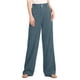 thumbnail image 3 of TaTaai Relaxed Fit High Waist Trousers with Zipper and Pockets, Women's Flowy Stretch Pants with Sash Tie, Versatile Casual and Sporty Attire Gift, 3 of 8