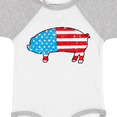 thumbnail image 4 of Inktastic Patriotic Pig Boys or Girls Baby Bodysuit, 4 of 5