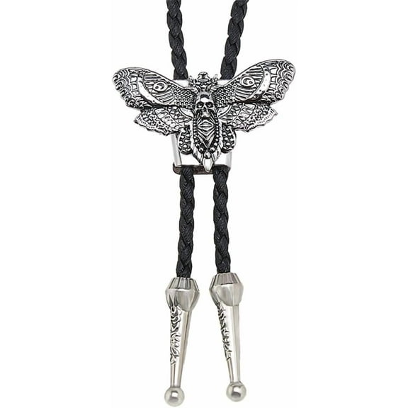 1 pc Western Cowboy Bolo Tie Adjustable Cowboy Leather Necktie Alloy Bolo Tie Western Necklace Costume Accessories diy