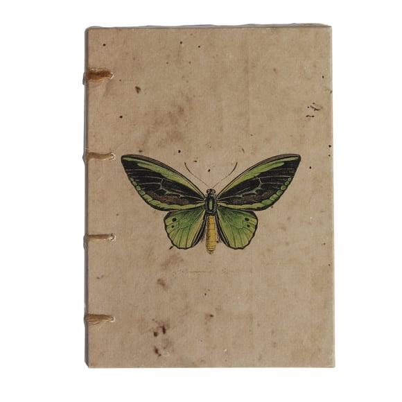 De Kulture Travaille Journal Vintage Papillon Oeuvre Carnet de Voyage A5 Taille, 140 Pages, 125 G/M2