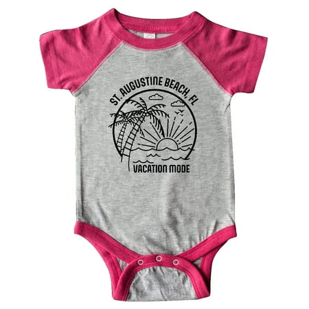 

Inktastic Summer Vacation Mode St. Augustine Beach Florida Gift Baby Boy or Baby Girl Bodysuit