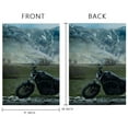 thumbnail image 4 of Harley Davidson -bandera de jardín temática. Regalo perfecto para fans, amigos y familiares, ideal para actividades al aire libre y decoración de fiestas.28CM*45CM, 4 of 5