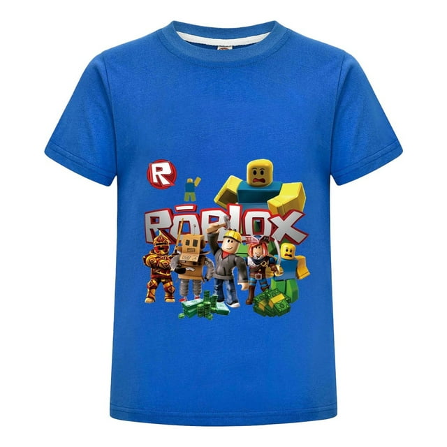 Playera Infantil de Roblox con Diseño de Videojuego, Camiseta Gamer para Niño, Ropa Suave y Ligera, Perfecta para Regalo