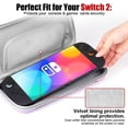 thumbnail image 3 of Carry Case for Nintendo Switch 2 () Large Capacity Hard Shell Travel Cases with 12 Game Card Slots Portable Protective Carry Case for Switch 2 Console Games Accessories, 3 of 5