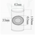 thumbnail image 4 of TFixolSSQV SQV BOV Bov Blow Off Valve Pipe 2.5 Inch Flange Adapter Pipe Aluminum, 4 of 6
