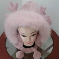 thumbnail image 6 of Opvise Cute Furry Trim Antler Ears Decor Winter Hat Thickened Plush Warm Ear Protection Woolen Hat Fashion Accessories Milky White, 6 of 7