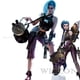 thumbnail image 5 of Disfraz de Cosplay del juego de anime LOL Arcane, disfraz de Cosplay de Crit Loli Jinx, disfraz de Cosplay de Loose Cannon, zapatos, peluca, disfraz de Carnaval sexy para mujer, 5 of 5