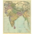 thumbnail image 2 of Stanford, Edward 12x14 Black Ornate Wood Framed with Double Matting Museum Art Print Titled - ComVintageite: India, 1901, 2 of 4