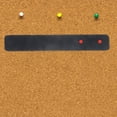 thumbnail image 4 of RENACLIPY 1 Set Classroom Pin Boards Felt Bulletin Board Strips 33x5cm Black Memo Display 6 Strips per Set, 4 of 8