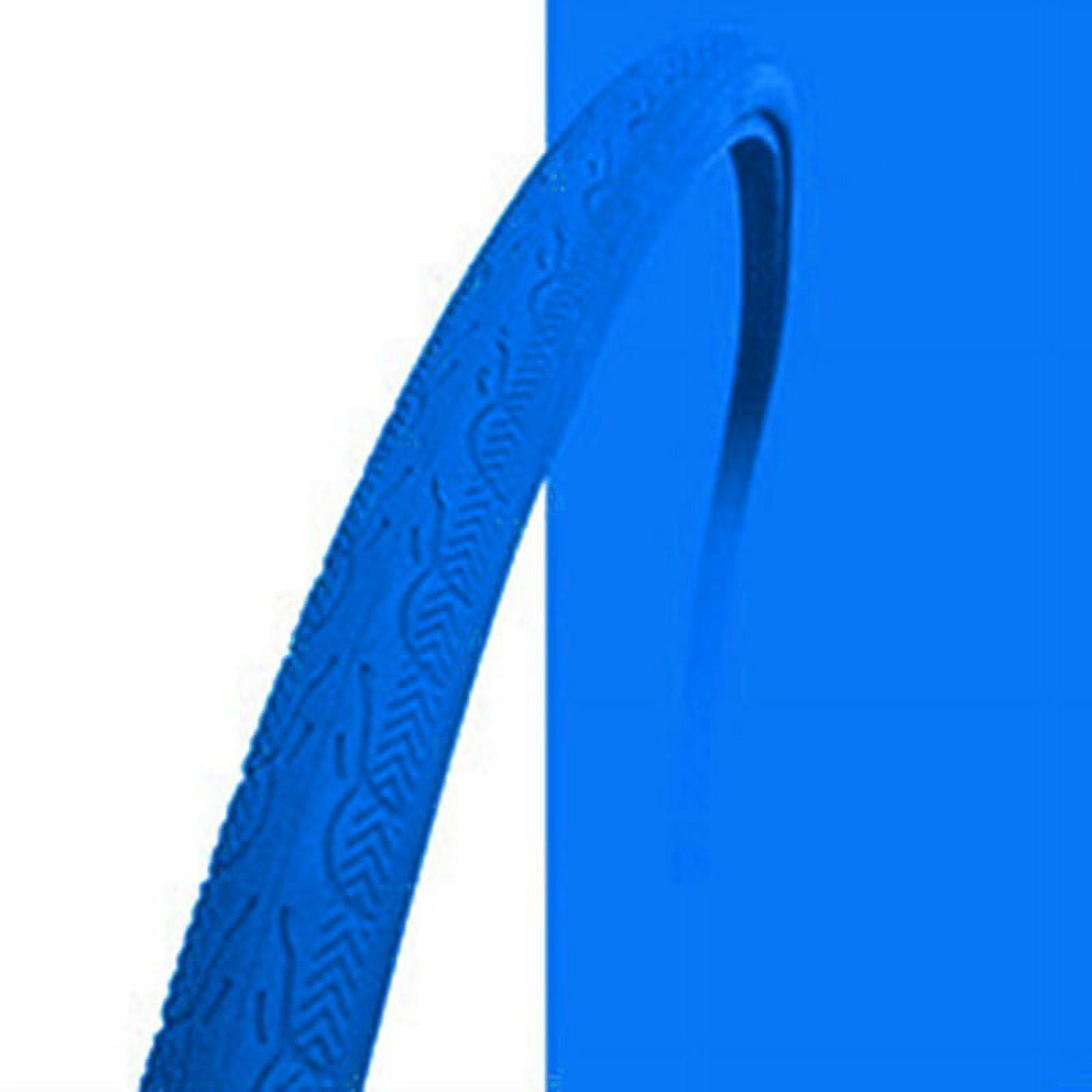 Pneu Vélo Solide 700x23C - Sans Chambre à Air, Polyuréthane, Couleurs Noir/blanc/rouge/bleu