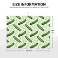 thumbnail image 2 of Yiaed Green Cucumber1 Print Highly Absorbent Microfiber Kitchen Counter Mat, Dish Drying Pad for Dishes, Utensils, Pots and Pans, Large 18" x 24", 2 of 7