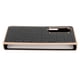 thumbnail image 5 of Funda protectora para teléfono Samsung Galaxy Z Fold 4 con nanorrevestimiento y diseño de cocodrilo, piel auténtica, resistente a los arañazos, color negro, 5 of 15