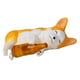 thumbnail image 3 of Figura decorativa de perro Corgi Huskie con botella de vino Botella amarilla Corgi, 3 of 9