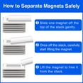 thumbnail image 4 of DIYMAG Neodymium Magnets Strip, Heavy Duty Rectangular Magnets for Crafts, Tool Storage, Fridge, DIY, Office- Pack of 120, 4 of 6