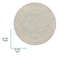 thumbnail image 5 of Livabliss Area Rugs for Living Room, 7ft Round Avant Garde Traditional Taupe Round Rug, Bedroom Dining Room Home Decor Stain Resistant Carpet (6'7" x 6'7"), 5 of 8