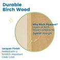 thumbnail image 3 of Birch Armoire de Rangement 36 Pouces - 8 Compartiments (Lot de 1), 3 of 6