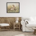 thumbnail image 3 of Stupell Industries Shabby Chic Brown Bunny in Flower Meadow Black Floating Frame Canvas Art, 21 x 17, by Petals Prints Design, 3 of 7