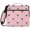 Pink-lacePalm, variant on Red-truck Printed Zipper Binder with Handle&Shoulder Strap 2 inch 3 Ring 500 300 Sheet Capacity File Folder Organizer