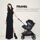 thumbnail image 4 of CYBEX Melio 3 Carbon Stroller, Ultra-Lightweight Stroller, Compact Full-Size Stroller, Reversible Seat, One Hand Fold, Travel System Ready, Infant Stroller for 6 Months+ - Moon Black, 4 of 5