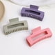 thumbnail image 4 of Nuevo gran clip de agarre cuadrado mate simple cabeza trasera clip de tiburón temperamento captura de pelo placa de baño pinza de pelo accesorios para el cabello pinza de pelo 10.5 cm púrpura 1 p, 4 of 5