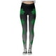 thumbnail image 4 of Gibobby Mallas Afelpadas Color Polainas deportivas estampadas para el día San Patricio, moda informal para mujer, polainas yoga informales（Gris， M), 4 of 5