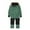 Green, variant on Kids One-piece Solid Color Boys All Weather Thermal Snowsuit Windproof Softshell Ski Overall with Detachable Hood for Outdoor Winter Adventures Size:6-7 Years